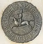 Seal of Vytautas the Great, 1390 (1842)