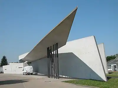 Vitra Fire Station, Weil am Rhein, Germany, by Zaha Hadid, 1989–1993