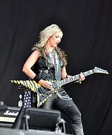 Britt Lightning performing with Vixen at Wacken Open Air, 2023