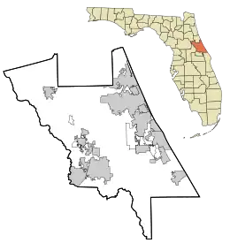 Volusia is located in Volusia County