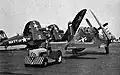 F4U-4 Corsairs of VF-14 aboard USS Wright in early 1951