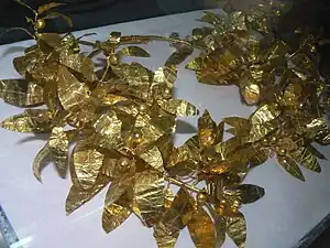 Mogilanska tumulus golden wreath