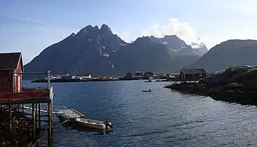 View of the village of Sund