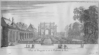 View of the orangerie