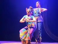 Kashi with her daughter Prateeksha Kashi performing "PARAMPARA"