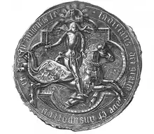 Władysław Opolczyk's duke seal, 1378