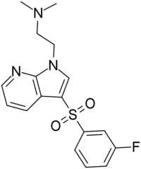 Skeletal formula of WAY-208,466