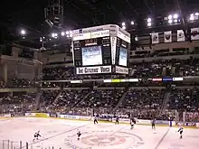 The Arena during a Wilkes-Barre/Scranton Penguins hockey game.