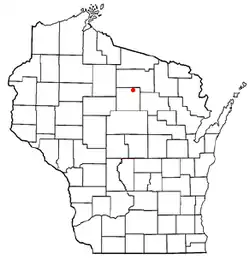 Location in Wisconsin