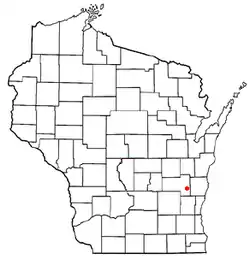 Location of Osceola, Wisconsin