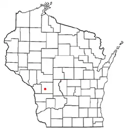 Location of Wells, Wisconsin