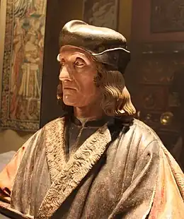 Terracotta bust of Henry VII of England by Pietro Torrigiano