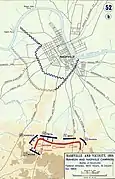 Battle of Nashville, situation about 1600 Hours (December 16, 1864)