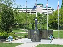 "Royal Canadian Naval Association Naval Memorial"(1995) by André Gauthier in Spencer Smith Park