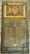 Royal Engineers memorial, Paisley Abbey