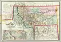 de Lacy's 1872 map of the Montana Territory