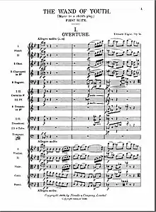 page of full orchestral score