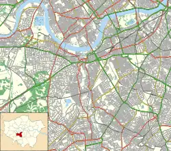 St George's Hospital is located in London Borough of Wandsworth