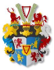 Greater coat of arms of the Dukes of Courland of the Kettler family