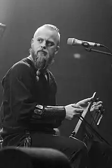 Kvitrafn in concert with Wardruna in 2015