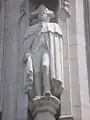 George Washington (1953), by C. Paul Jennewein, Washington Memorial Chapel, Valley Forge