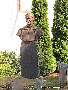 Albert Wass statue in Törökszentmiklós, Hungary (2010)