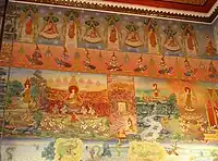 Wat Pho Chai mural, Bangkok, Thailand