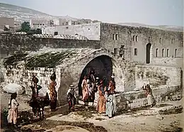 Well of St. Mary, Nazareth, 1880s, F. Bonfils