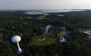 Aerial photo of Wellfleet Elementary, 2017