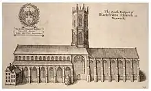 17th-century print of Blackfriars'