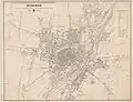 Plan of the royal main and Residenzstadt (seat of royal power) Muenchen, 1858/59 by Gustav Wenng