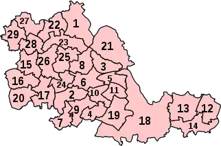 Parliamentary constituencies in West Midlands