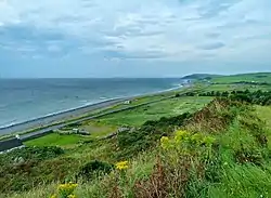 Luce Bay coastline of The Machars, south of Auchenmalg