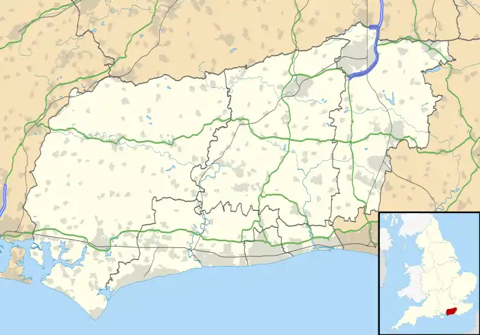 Goring-by-sea is located in West Sussex