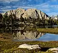 West Vidette reflected in Bullfrog Lake