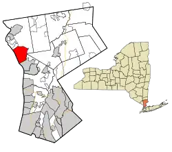 Location of Croton-on-Hudson, New York