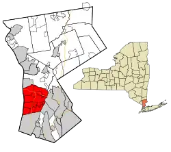 Location of Greenburgh, New York