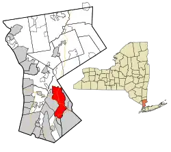 Location of Harrison, New York