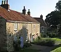 Westow row of stone cottages