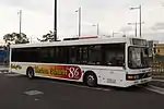 Westrans Volgren bodied Volvo B7L at Sunshine station in December 2013