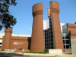 Wexner Center for the Arts, Ohio State University, Columbus, Ohio, US, by Peter Eisenman, 1989