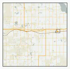 Rural Municipality of Wheatlands No. 163 is located in Wheatlands No. 163