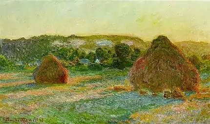 Claude Monet, Wheatstacks (End of Summer), 1897