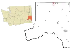 Location within Washington and Whitman County