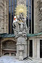 Outdoor pulpit of Giovanni da Capistrano, Vienna Austria