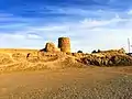 Narin Qal'eh or Narin Castle  - The View from castle to front yard