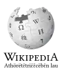 Wikipedia logo showing "Wikipedia: The Free Encyclopedia" in Dinka