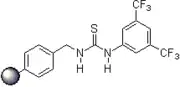 2007: Kotke/Schreiner, polystyrene-bound, recoverable and reusable thiourea derivative for organocatalytic tetrahydropyranylation of alcohols.