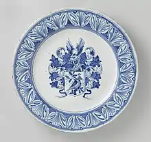 1645-1655 Haarlem armorial plate, Rijksmuseum