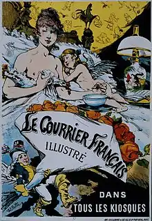 Poster for Le Courrier Français